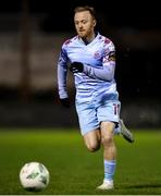 10 March 2023; Jack Doherty of Cobh Ramblers during the SSE Airtricity Men's First Division match between Treaty United and Cobh Ramblers at Markets Field in Limerick. Photo by Michael P Ryan/Sportsfile