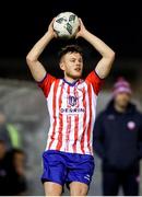 10 March 2023; Ben O'Riordan of Treaty United during the SSE Airtricity Men's First Division match between Treaty United and Cobh Ramblers at Markets Field in Limerick. Photo by Michael P Ryan/Sportsfile