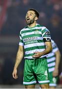 10 March 2023; Roberto Lopes of Shamrock Rovers during the SSE Airtricity Men's Premier Division match between Shelbourne and Shamrock Rovers at Tolka Park in Dublin. Photo by Seb Daly/Sportsfile