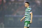 10 March 2023; Gary O'Neill of Shamrock Rovers during the SSE Airtricity Men's Premier Division match between Shelbourne and Shamrock Rovers at Tolka Park in Dublin. Photo by Seb Daly/Sportsfile