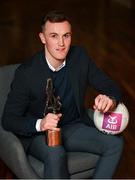 11 March 2023; Pictured is Shane Cunningham of Kilmacud Crokes who was crowned the AIB GAA Club Championships Footballer of the Year for the 2022/23 season. Cunningham was one of 30 of #TheToughest players across football and hurling honoured at the AIB GAA Club Player Awards. Held at Croke Park on Friday evening, the Awards recognise the top performing players throughout the AIB GAA Provincial and All-Ireland Senior Club Championships campaigns. Photo by Ramsey Cardy/Sportsfile