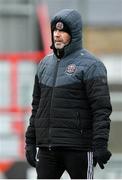 11 March 2023; Bohemians manager Sean Byrne before the SSE Airtricity Women's Premier Division match between Bohemians and Shelbourne at Dalymount Park in Dublin. Photo by Tyler Miller/Sportsfile