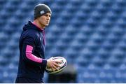 11 March 2023; Jonathan Sexton during the Ireland rugby captain's run at BT Murrayfield Stadium in Edinburgh, Scotland. Photo by Brendan Moran/Sportsfile