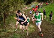 11 March 2023; Runners including Cian Hodgins of Nenagh CBS, Tipperary, centre, William Verling of St Colmans Fermoy, Cork, right, competing in the senior boys 6000m during the 123.ie All-Ireland Schools Cross Country Championships at SETU Sports Campus in Carriganore, Waterford. Photo by David Fitzgerald/Sportsfile