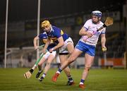 11 March 2023; Stephen Bennett of Waterford in action against Ronan Maher of Tipperary during the Allianz Hurling League Division 1 Group B match between Tipperary and Waterford at FBD Semple Stadium in Thurles, Tipperary. Photo by Stephen McCarthy/Sportsfile