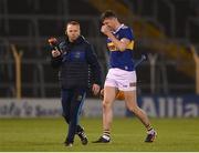 11 March 2023; Seamus Callanan of Tipperary leaves the pitch to receive medical attention during the Allianz Hurling League Division 1 Group B match between Tipperary and Waterford at FBD Semple Stadium in Thurles, Tipperary. Photo by Stephen McCarthy/Sportsfile