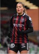 11 March 2023; Sarah Rowe of Bohemians during the SSE Airtricity Women's Premier Division match between Bohemians and Shelbourne at Dalymount Park in Dublin. Photo by Tyler Miller/Sportsfile