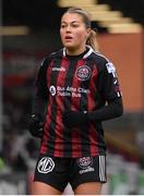 11 March 2023; Sarah Rowe of Bohemians during the SSE Airtricity Women's Premier Division match between Bohemians and Shelbourne at Dalymount Park in Dublin. Photo by Tyler Miller/Sportsfile