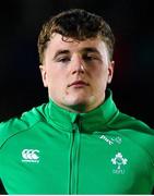 10 March 2023; Gus McCarthy of Ireland before the U20 Six Nations Rugby Championship match between Scotland and Ireland at Scotstoun Stadium in Glasgow, Scotland. Photo by Brendan Moran/Sportsfile