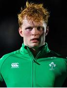 10 March 2023; Hugh Cooney of Ireland before the U20 Six Nations Rugby Championship match between Scotland and Ireland at Scotstoun Stadium in Glasgow, Scotland. Photo by Brendan Moran/Sportsfile