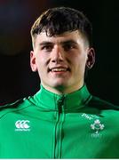 10 March 2023; John Devine of Ireland before the U20 Six Nations Rugby Championship match between Scotland and Ireland at Scotstoun Stadium in Glasgow, Scotland. Photo by Brendan Moran/Sportsfile