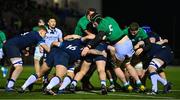 10 March 2023; Conor O’Tighearnaigh of Ireland controls a maul during the U20 Six Nations Rugby Championship match between Scotland and Ireland at Scotstoun Stadium in Glasgow, Scotland. Photo by Brendan Moran/Sportsfile