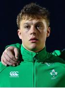 10 March 2023; Oscar Cawley of Ireland before the U20 Six Nations Rugby Championship match between Scotland and Ireland at Scotstoun Stadium in Glasgow, Scotland. Photo by Brendan Moran/Sportsfile