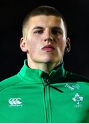 10 March 2023; Sam Prendergast of Ireland before the U20 Six Nations Rugby Championship match between Scotland and Ireland at Scotstoun Stadium in Glasgow, Scotland. Photo by Brendan Moran/Sportsfile