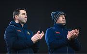 11 March 2023; Tipperary manager Liam Cahill and selector Michael Bevans, left, during the Allianz Hurling League Division 1 Group B match between Tipperary and Waterford at FBD Semple Stadium in Thurles, Tipperary. Photo by Stephen McCarthy/Sportsfile