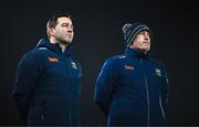 11 March 2023; Tipperary manager Liam Cahill and selector Michael Bevans, left, during the Allianz Hurling League Division 1 Group B match between Tipperary and Waterford at FBD Semple Stadium in Thurles, Tipperary. Photo by Stephen McCarthy/Sportsfile