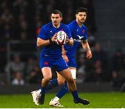 11 March 2023; Thomas Ramos, left, and Romain Ntamack of France during the Guinness Six Nations Rugby Championship match between England and France at Twickenham Stadium in London, England. Photo by Harry Murphy/Sportsfile