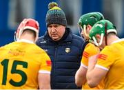 12 March 2023; Antrim manager Darren Gleeson before the Allianz Hurling League Division 1 Group A match between Antrim and Laois at Corrigan Park in Belfast. Photo by Ramsey Cardy/Sportsfile