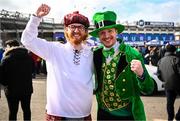 12 March 2023; Ireland supporters Ciaran Thompson, right, and Daniel Young before the Guinness Six Nations Rugby Championship match between Scotland and Ireland at BT Murrayfield Stadium in Edinburgh, Scotland. Photo by Harry Murphy/Sportsfile