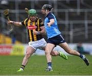 12 March 2023; Eoin Cody of Kilkenny in action against Danny Sutcliffe of Dublin during the Allianz Hurling League Division 1 Group A match between Kilkenny and Dublin at UPMC Nowlan Park in Kilkenny. Photo by Piaras Ó Mídheach/Sportsfile