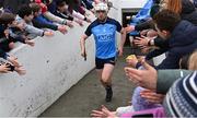 12 March 2023; Conor Donohoe of Dublin makes his way to the pitch for the second half during the Allianz Hurling League Division 1 Group A match between Kilkenny and Dublin at UPMC Nowlan Park in Kilkenny. Photo by Piaras Ó Mídheach/Sportsfile