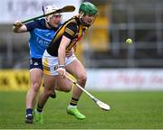 12 March 2023; Eoin Cody of Kilkenny in action against Andy Dunphy of Dublin during the Allianz Hurling League Division 1 Group A match between Kilkenny and Dublin at UPMC Nowlan Park in Kilkenny. Photo by Piaras Ó Mídheach/Sportsfile
