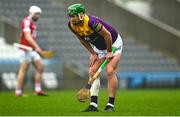 12 March 2023; Conor McDonald of Wexford reacts to an injury during the Allianz Hurling League Division 1 Group A match between Cork and Wexford at Páirc Ui Chaoimh in Cork. Photo by Eóin Noonan/Sportsfile