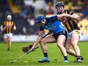 12 March 2023; Eoghan O'Donnell of Dublin in action against Billy Drennan of Kilkenny during the Allianz Hurling League Division 1 Group A match between Kilkenny and Dublin at UPMC Nowlan Park in Kilkenny. Photo by John Sheridan/Sportsfile