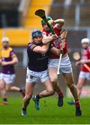12 March 2023; Seamus Harnedy of Cork in action against Shane Reck of Wexford during the Allianz Hurling League Division 1 Group A match between Cork and Wexford at Páirc Ui Chaoimh in Cork. Photo by Eóin Noonan/Sportsfile