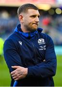 12 March 2023; Finn Russell of Scotland reacts after the Guinness Six Nations Rugby Championship match between Scotland and Ireland at BT Murrayfield Stadium in Edinburgh, Scotland. Photo by Brendan Moran/Sportsfile