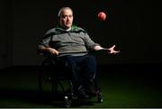 13 March 2023; Wheelchair hurler Stephen Casey of Munster poses for a portrait during the GAA Wheelchair Sports Development Day at Croke Park in Dublin. Photo by Seb Daly/Sportsfile
