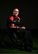 13 March 2023; Wheelchair hurler David Doherty of Ulster poses for a portrait during the GAA Wheelchair Sports Development Day at Croke Park in Dublin. Photo by Seb Daly/Sportsfile