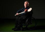 13 March 2023; Wheelchair hurler Padraig Keogh of Connacht poses for a portrait during the GAA Wheelchair Sports Development Day at Croke Park in Dublin. Photo by Seb Daly/Sportsfile