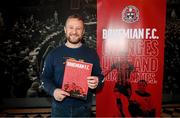 13 March 2023; PJ Gallagher, Bohemian Football Club member, during the launch of Bohemian FC's Football Social Responsibility and Community Strategy at the Mansion House in Dublin. Photo by Stephen McCarthy/Sportsfile