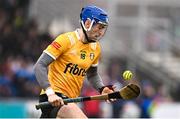 12 March 2023; Scott Walsh of Antrim during the Allianz Hurling League Division 1 Group A match between Antrim and Laois at Corrigan Park in Belfast. Photo by Ramsey Cardy/Sportsfile