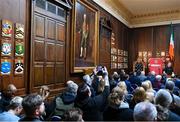 13 March 2023; Daniel Lambert, chief operating officer, Bohemian Football Club, during the launch of Bohemian FC's Football Social Responsibility and Community Strategy at the Mansion House in Dublin. Photo by Stephen McCarthy/Sportsfile