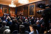 13 March 2023; A general view during the launch of Bohemian FC's Football Social Responsibility and Community Strategy at the Mansion House in Dublin. Photo by Stephen McCarthy/Sportsfile