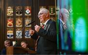 13 March 2023; Thomas Hynes, community director, Bohemian Football Club, during the launch of Bohemian FC's Football Social Responsibility and Community Strategy at the Mansion House in Dublin. Photo by Stephen McCarthy/Sportsfile