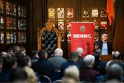 13 March 2023; James Flanagan, football social responsibility manager, Bohemian Football Club, during the launch of Bohemian FC's Football Social Responsibility and Community Strategy at the Mansion House in Dublin. Photo by Stephen McCarthy/Sportsfile