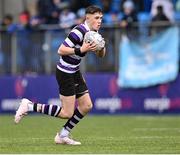 13 March 2023; Niall Fallon of Terenure College during the Bank of Ireland Leinster Schools Junior Cup Semi Final match between Terenure College and Blackrock College at Energia Park in Dublin. Photo by Piaras Ó Mídheach/Sportsfile