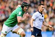 12 March 2023; Ryan Baird of Ireland during the Guinness Six Nations Rugby Championship match between Scotland and Ireland at BT Murrayfield Stadium in Edinburgh, Scotland. Photo by Brendan Moran/Sportsfile