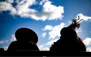 14 March 2023; A general view of racegoers ahead of racing on day one of the Cheltenham Racing Festival at Prestbury Park in Cheltenham, England. Photo by Harry Murphy/Sportsfile