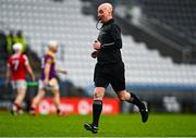 12 March 2023; Referee Sean Cleere during the Allianz Hurling League Division 1 Group A match between Cork and Wexford at Páirc Ui Chaoimh in Cork. Photo by Eóin Noonan/Sportsfile
