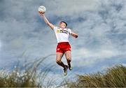 14 March 2023; In attendance at the launch of the 2023 EirGrid GAA Football U20 All-Ireland Championship at Bull Wall in Dublin is Tyrone U20 captain Ruairí Canavan. EirGrid, the operator of Ireland’s electricity grid, is leading the transition to a low carbon energy future. Photo by Sam Barnes/Sportsfile