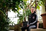 14 March 2023; Mia Dodd of Bohemians at Botanic Gardens in Dublin for the launch of TG4's coverage of the SSE Airtricity Women’s Premier Division. Photo by Stephen McCarthy/Sportsfile