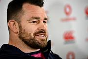 14 March 2023; Cian Healy during an Ireland rugby media conference at IRFU High Performance Centre at the Sport Ireland Campus in Dublin. Photo by Ramsey Cardy/Sportsfile