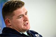14 March 2023; Tadhg Furlong during an Ireland rugby media conference at IRFU High Performance Centre at the Sport Ireland Campus in Dublin. Photo by Ramsey Cardy/Sportsfile