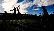 14 March 2023; A general view of a line-out during the Bank of Ireland Leinster Rugby Schools Junior Cup Semi Final match between Belvedere College and St Michael’s College at Energia Park in Dublin. Photo by Sam Barnes/Sportsfile