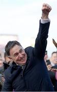 14 March 2023; Trainer Henry de Bromhead after sending out Honeysuckle to win the Close Brothers Mares' Hurdle during day one of the Cheltenham Racing Festival at Prestbury Park in Cheltenham, England. Photo by Seb Daly/Sportsfile Photo by Seb Daly/Sportsfile