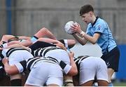 14 March 2023; Andrew Norse of St  Michael's College during the Bank of Ireland Leinster Rugby Schools Junior Cup Semi Final match between Belvedere College and St Michael’s College at Energia Park in Dublin. Photo by Sam Barnes/Sportsfile